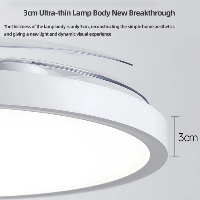 Novo ventilador de teto ultraf - Ceiling Fan Led 3 Blade Modern avaliação e preço