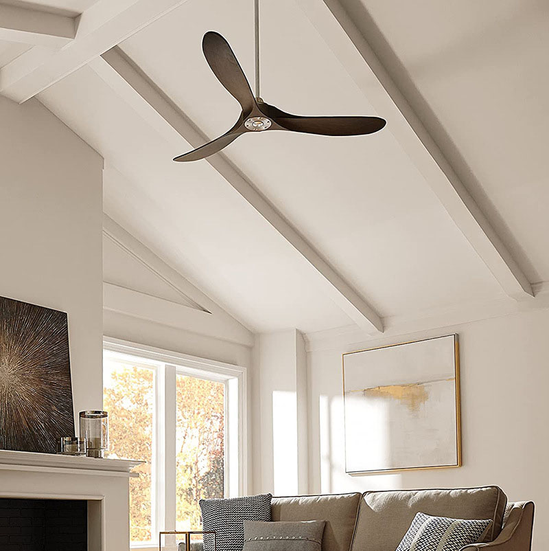 Ventilador de teto de madeira  - Ceiling Fan 60 Inch Industrial avaliação e preço