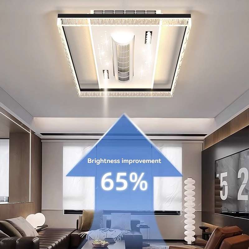 Ventilador de teto sem pás par - Ceiling Fan Led 3 Blade Modern avaliação e preço