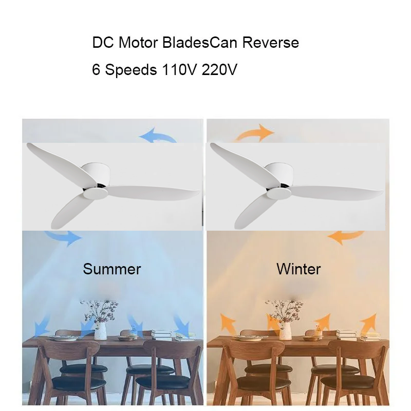 Ventilador de teto motor dc 6  - Ceiling Fan Dc Motor 52 Inch avaliação e preço