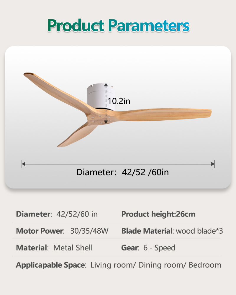 42/52/60 Polegada Ventilador d - Ceiling Fan 60 Inch Industrial avaliação e preço