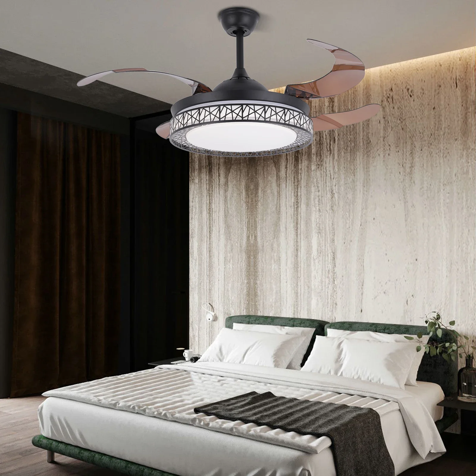 Ventiladores de Teto Retráteis - Ceiling Fan Led 3 Blade Modern avaliação e preço